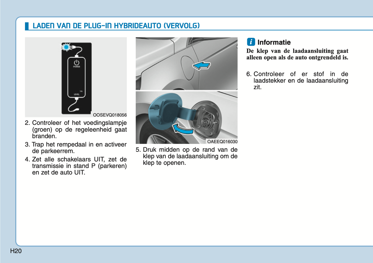 2020-2021 Hyundai Ioniq Plug-in-Hybrid Gebruikershandleiding | Nederlands