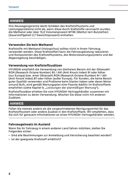 2026 Hyundai Kona Owner's Manual | German