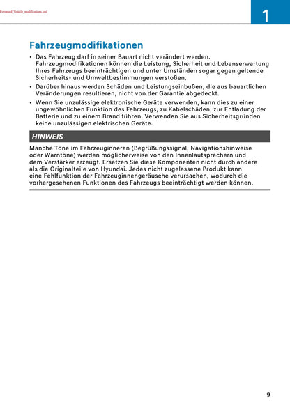 2026 Hyundai Kona Owner's Manual | German