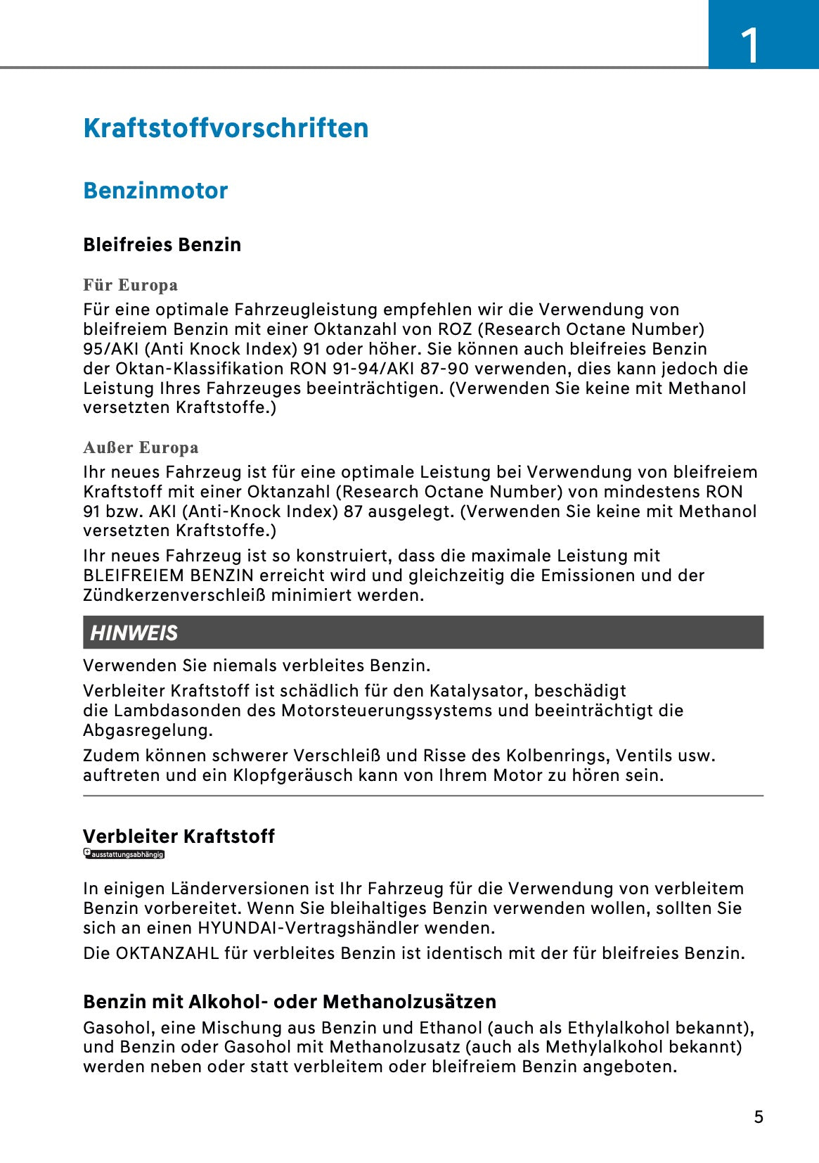 2026 Hyundai Kona Hybrid Owner's Manual | German