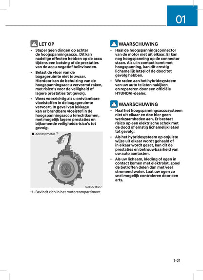 2022 Hyundai Kona Hybrid Owner's Manual | Dutch