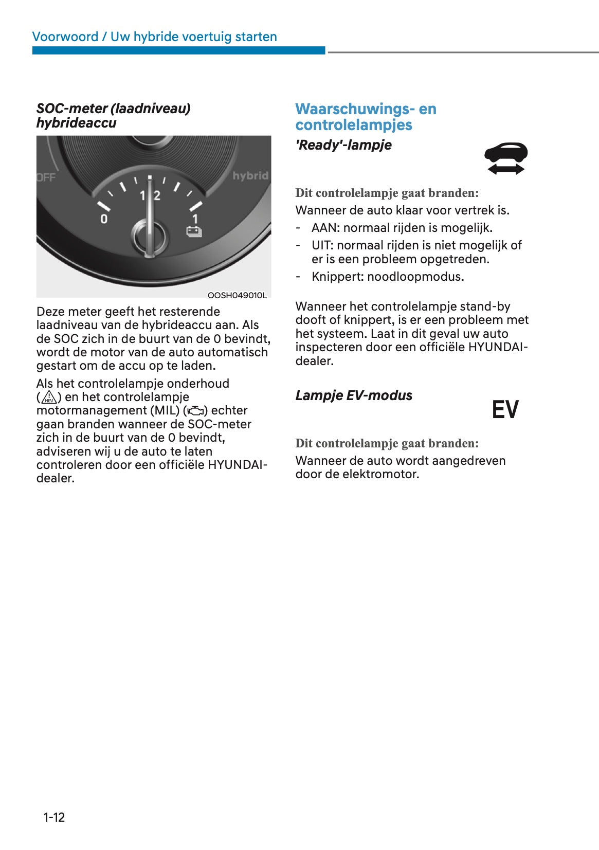 2023 Hyundai Kona Hybrid Gebruikershandleiding | Nederlands
