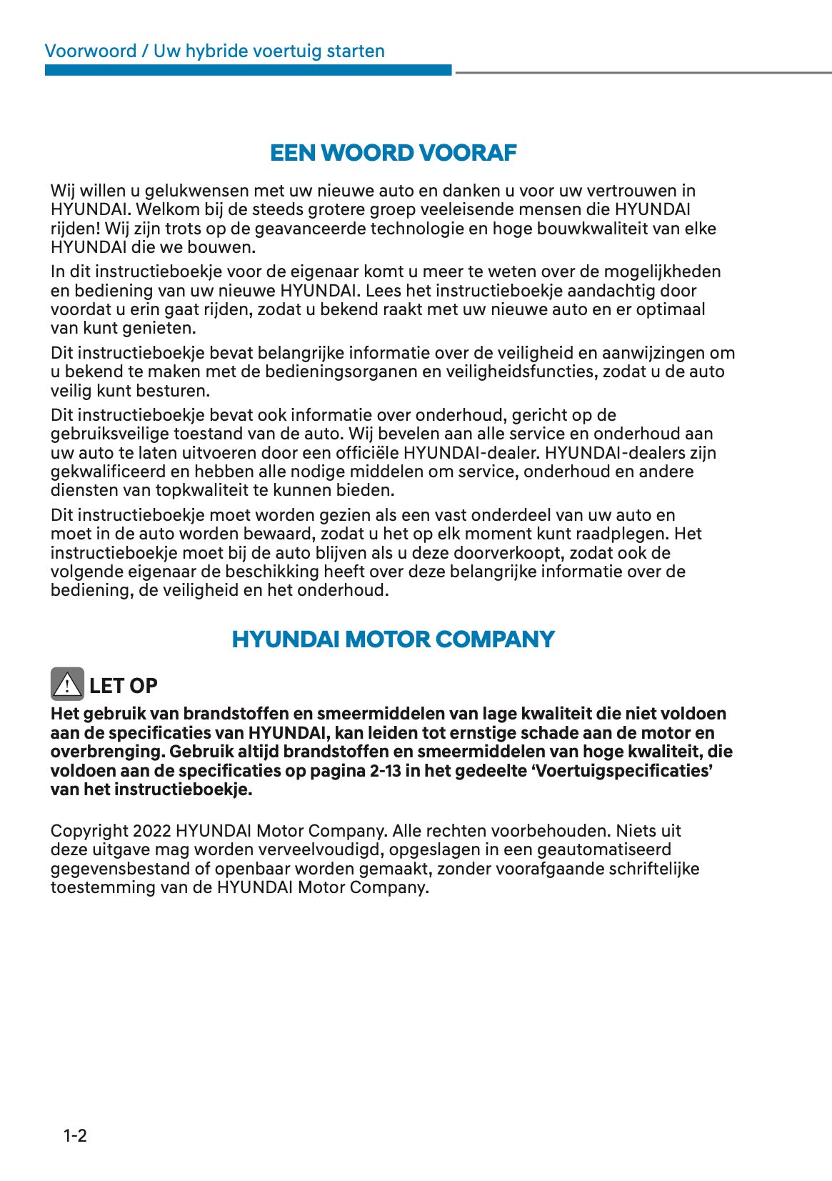 2023 Hyundai Kona Hybrid Gebruikershandleiding | Nederlands