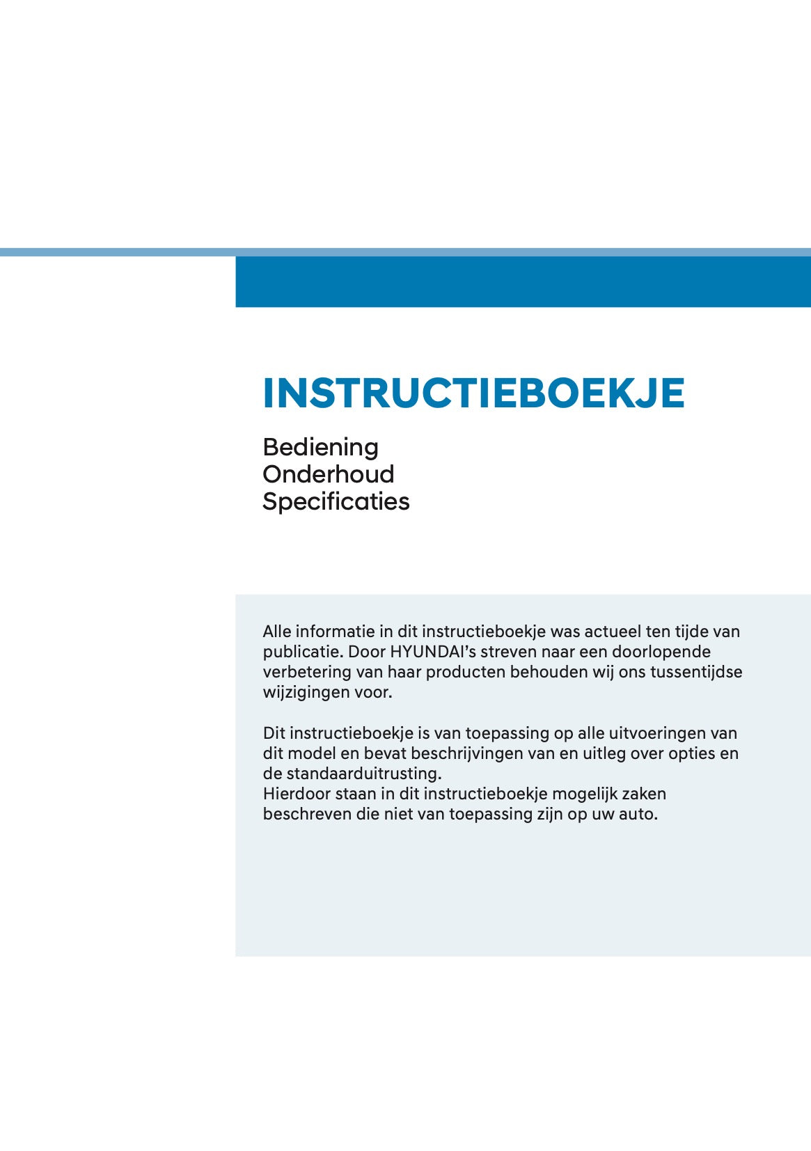 2021 Hyundai Kona Gebruikershandleiding | Nederlands