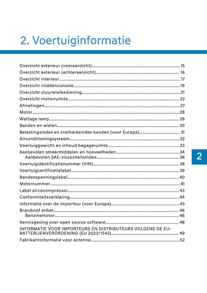 2026 Hyundai Kona Gebruikershandleiding | Nederlands