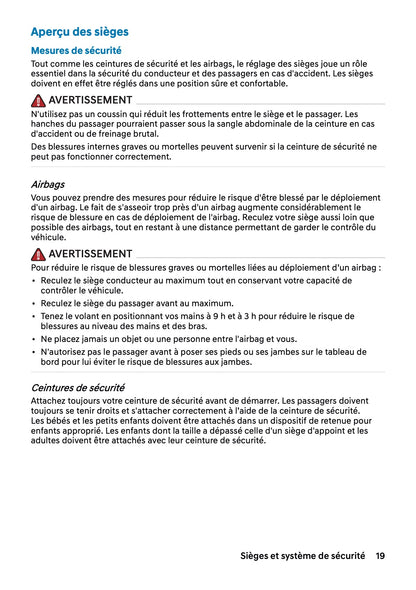 2026 Hyundai Nexo Owner's Manual | French