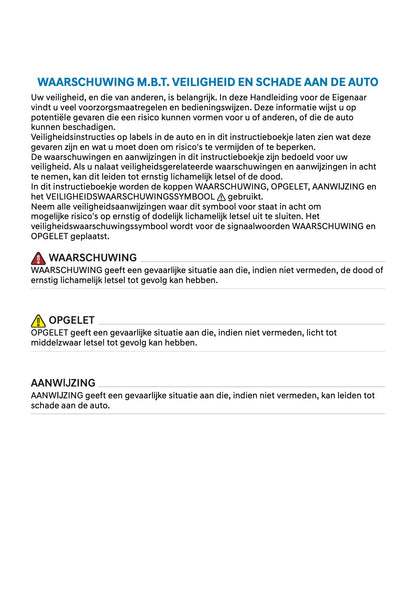 2026 Hyundai Nexo Owner's Manual | Dutch