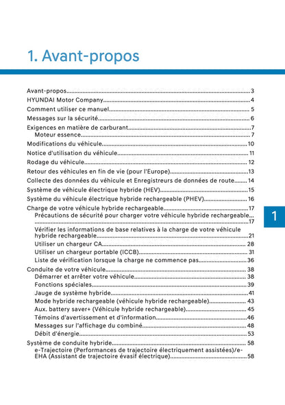 2026 Hyundai Santa Fe Owner's Manual | French