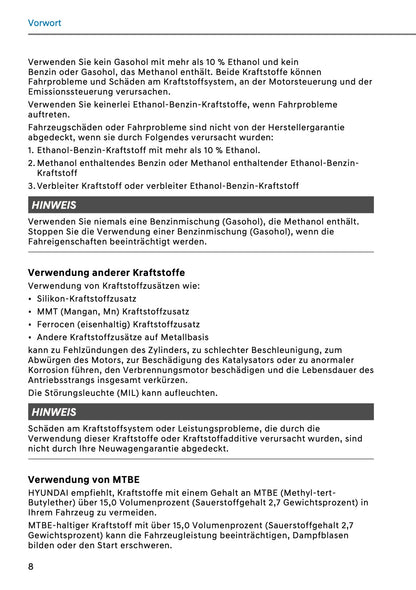 2026 Hyundai Santa Fe PHEV Owner's Manual | German