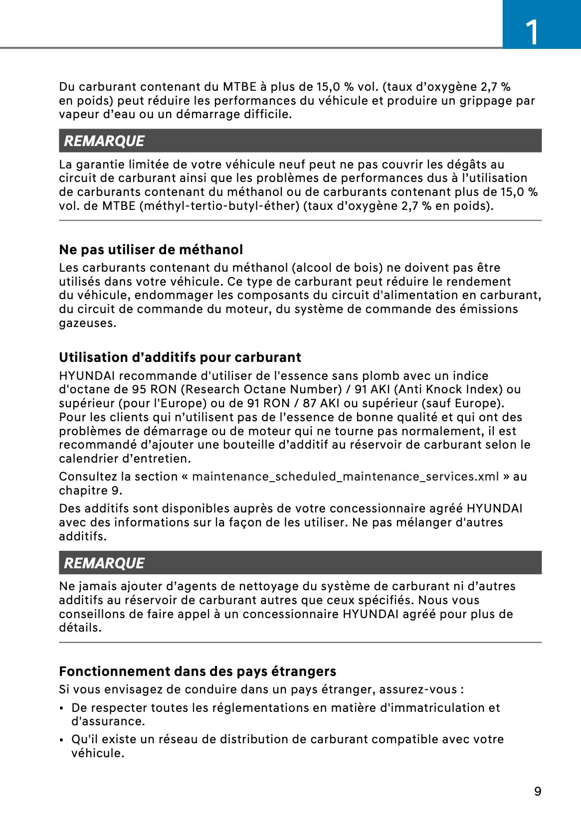 2026 Hyundai Santa Fe PHEV Owner's Manual | French