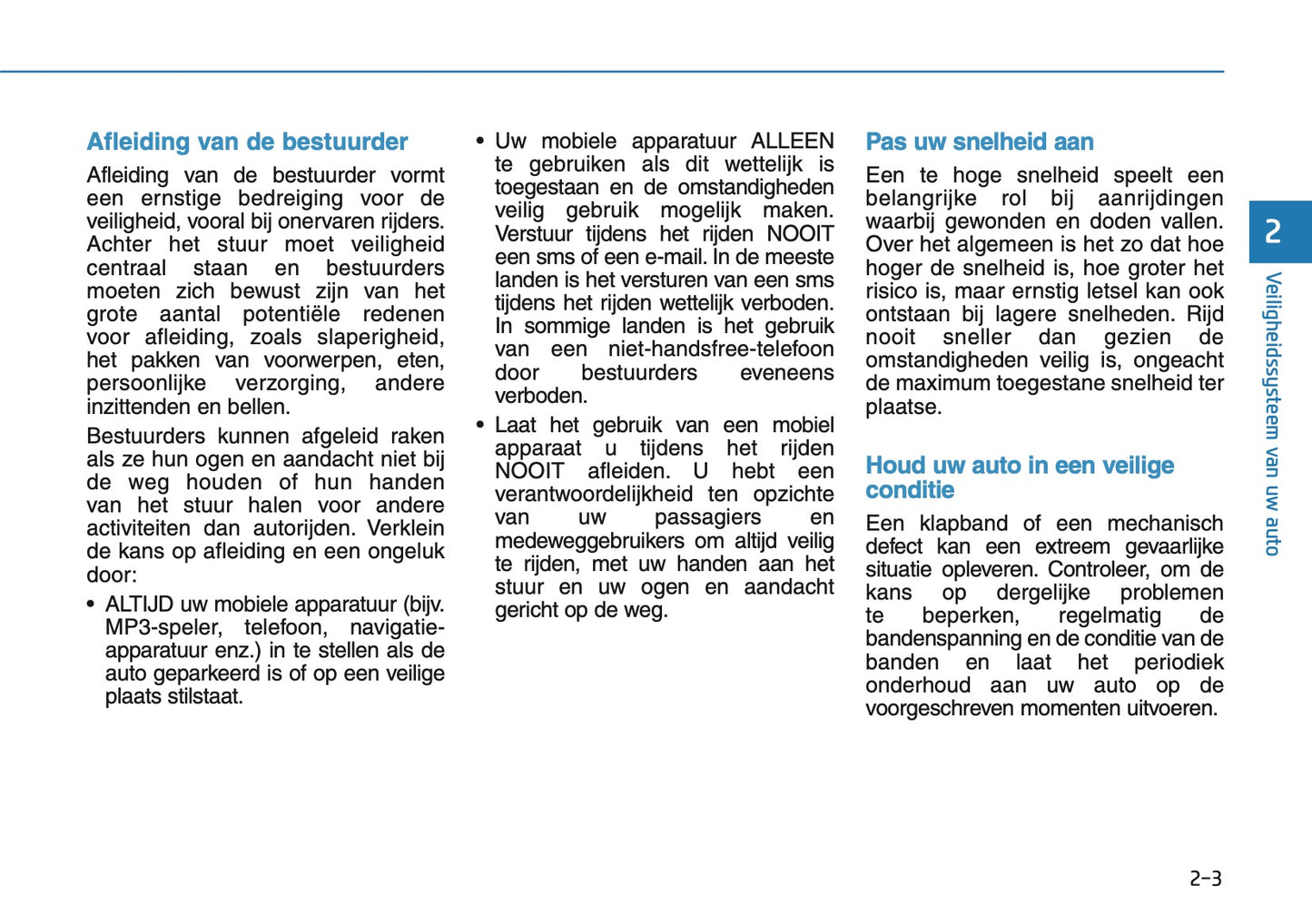 2018-2020 Hyundai Tucson Gebruikershandleiding | Nederlands