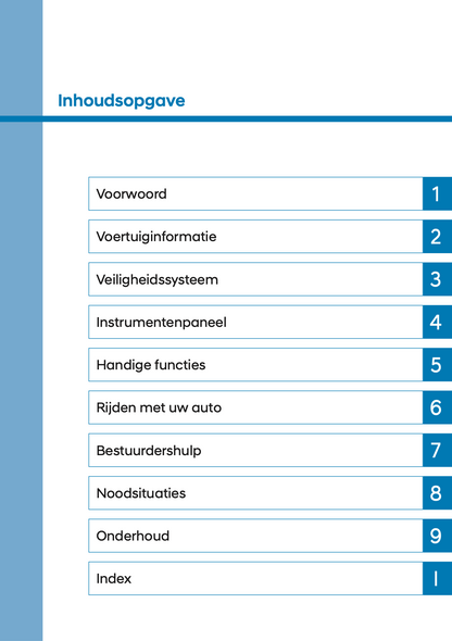 2023 Hyundai Tucson Owner's Manual | Dutch