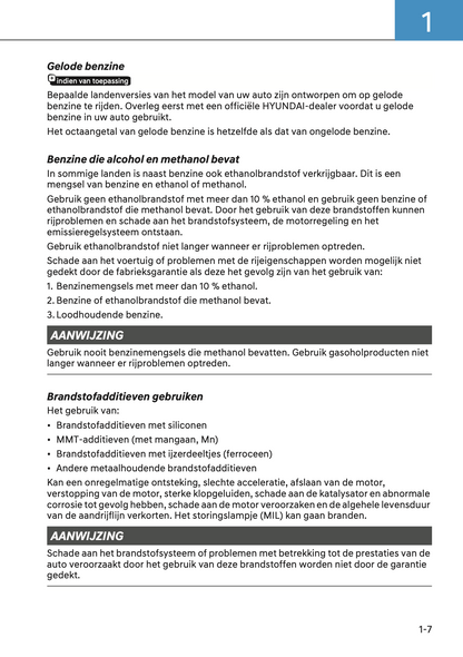 2024-2025 Hyundai Tucson Hybrid/Tucson Plug-in-Hybrid Gebruikershandleiding | Nederlands