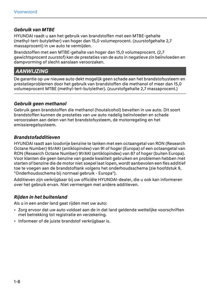 2024-2025 Hyundai Tucson Hybrid/Tucson Plug-in-Hybrid Gebruikershandleiding | Nederlands