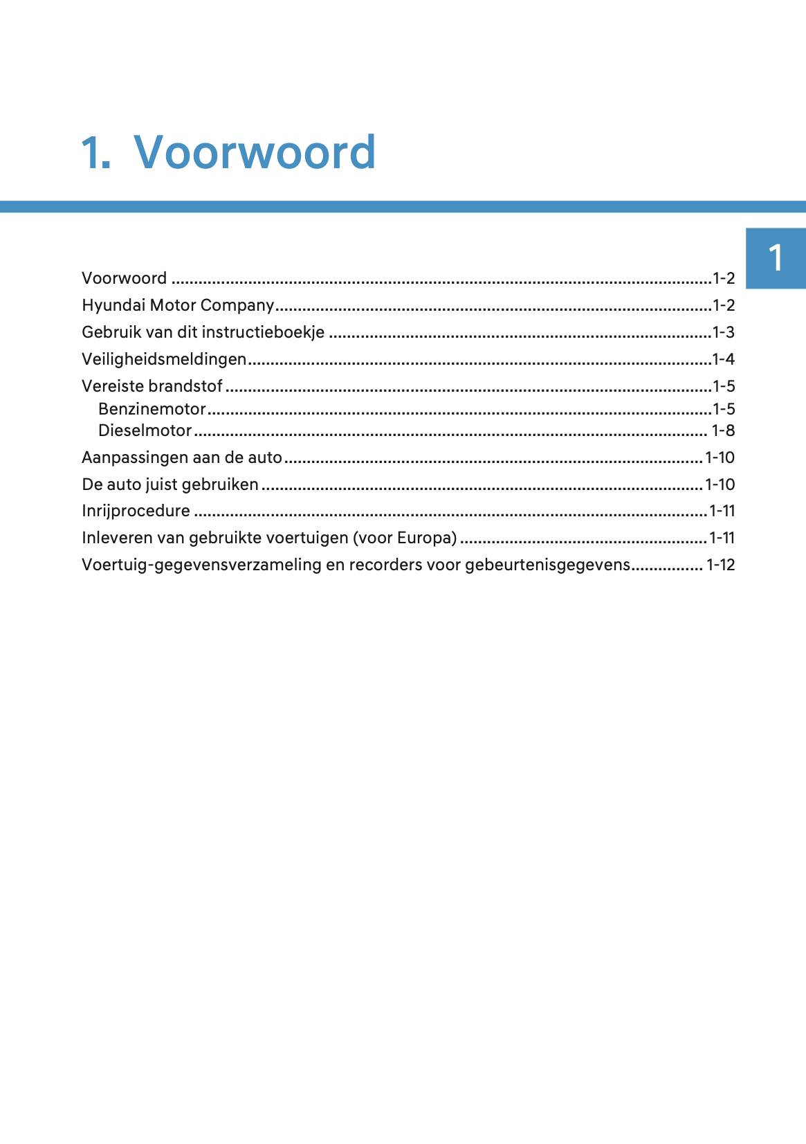 2024-2025 Hyundai Tucson Gebruikershandleiding | Nederlands