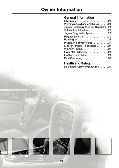 2005 Jaguar XJ Owner's Manual | English US