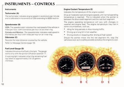 1998 Jaguar XK8 Owner's Manual | English