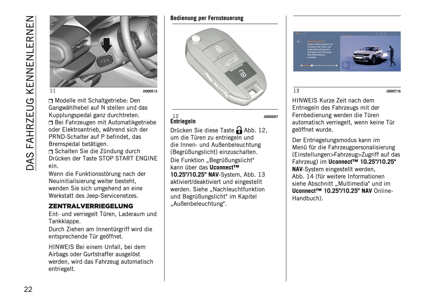 2025 Jeep Avenger Owner's Manual | German