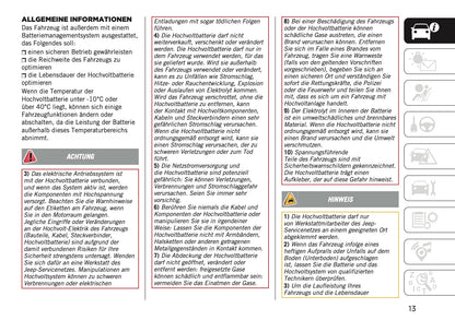 2025-2026 Jeep Avenger Owner's Manual | German