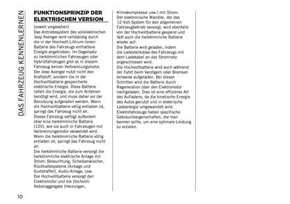 2026 Jeep Avenger Owner's Manual | German