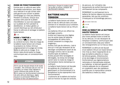 2025-2026 Jeep Avenger Manuel du propriétaire | Français