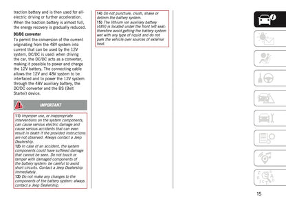 2025 Jeep Avenger Owner's Manual | English