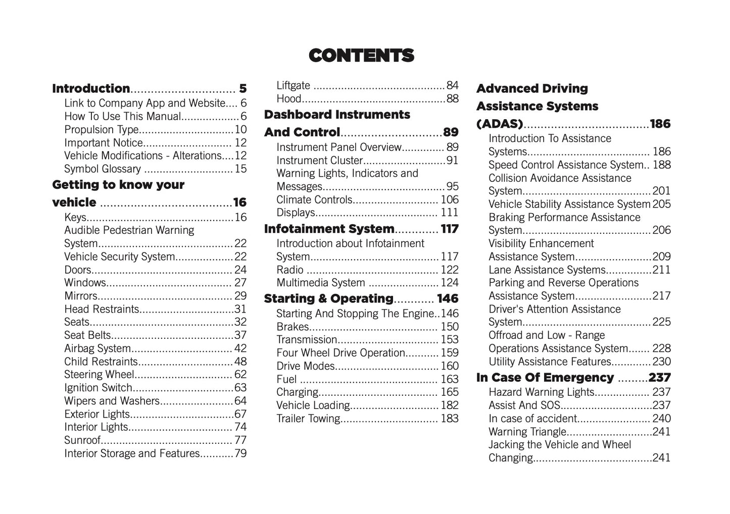 2026 Jeep Avenger Owner's Manual | English