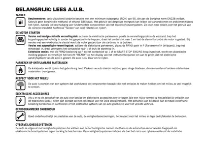 2025 Jeep Avenger Gebruikershandleiding | Nederlands