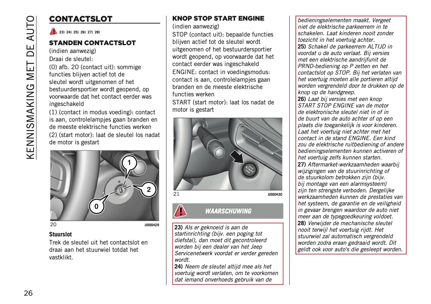 2025-2026 Jeep Avenger Owner's Manual | Dutch