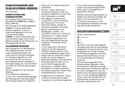 2024-2025 Jeep Compass Owner's Manual | German