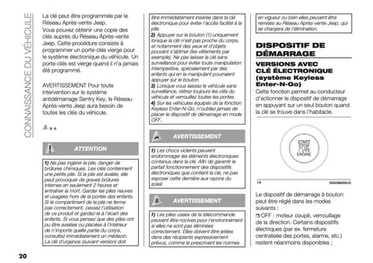 2020-2021 Jeep Compass Manuel du propriétaire | Français