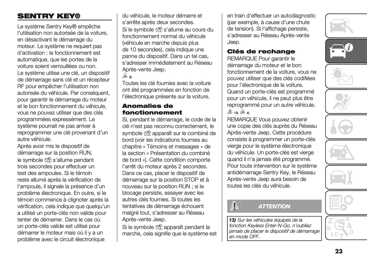 2020-2021 Jeep Compass Manuel du propriétaire | Français