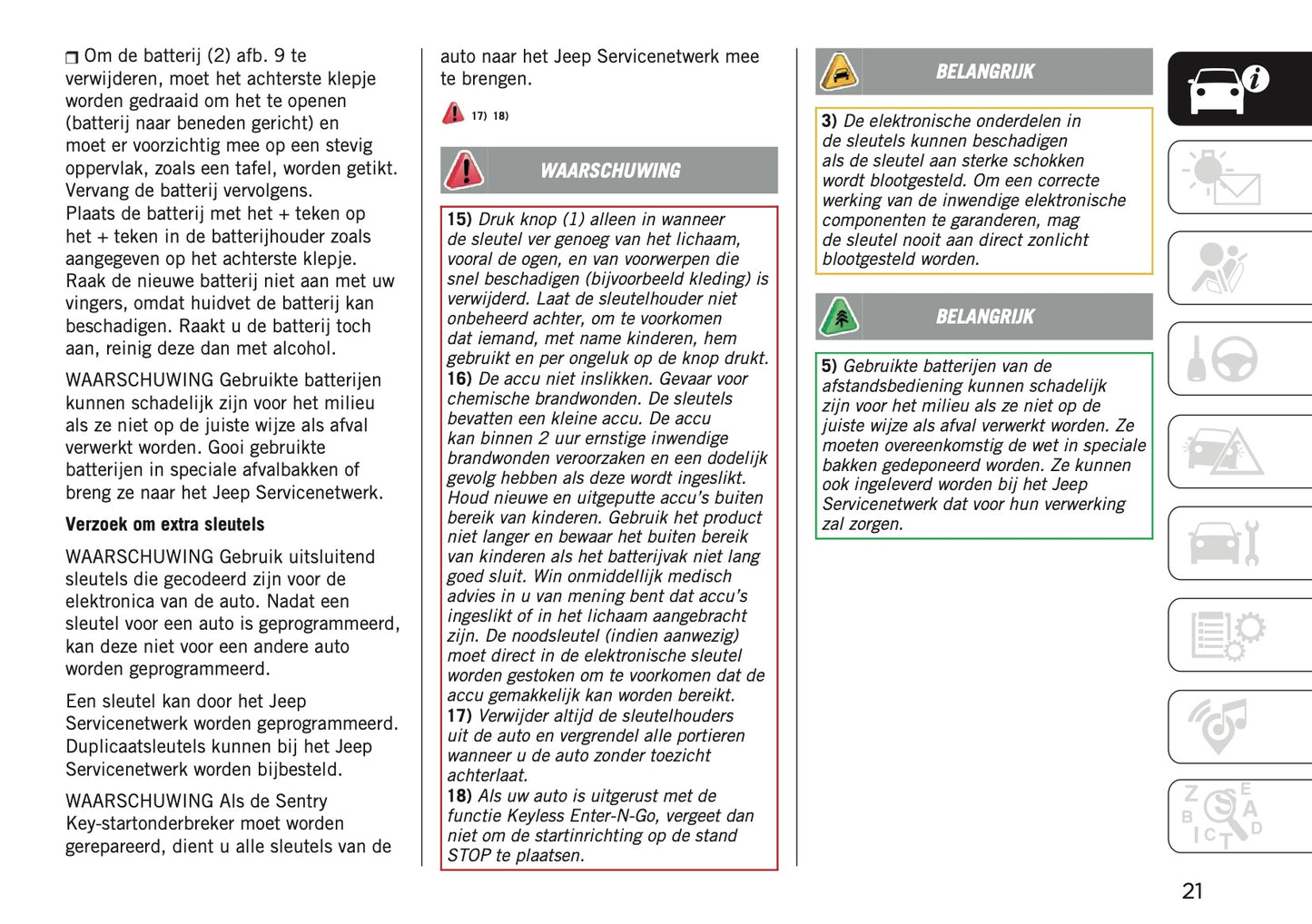 2024-2025 Jeep Compass Gebruikershandleiding | Nederlands