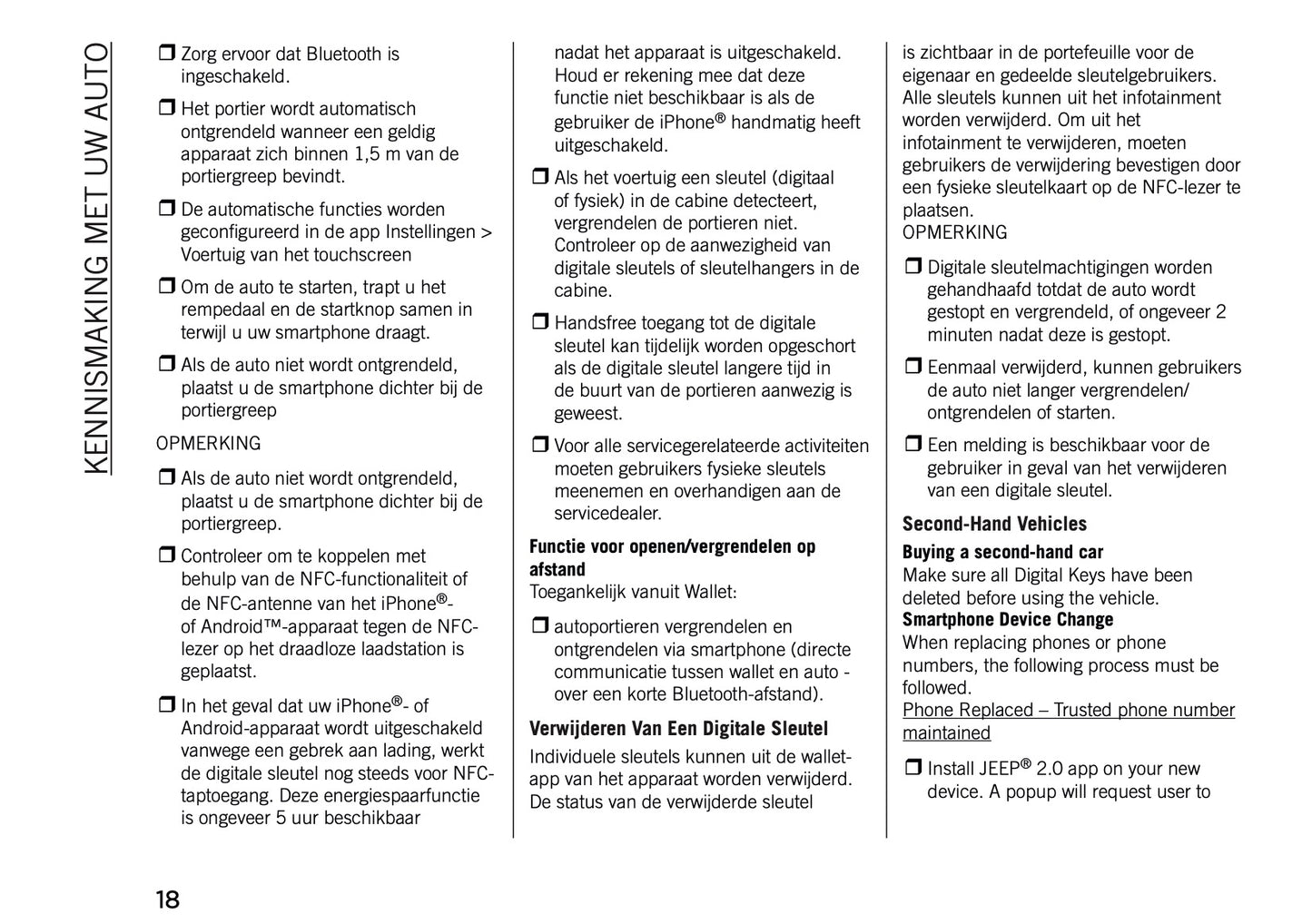 2026 Jeep Compass Owner's Manual | Dutch