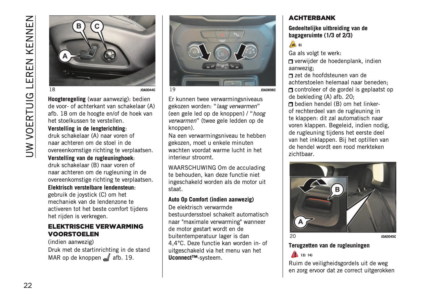 2020-2021 Jeep Renegade Owner's Manual | Dutch