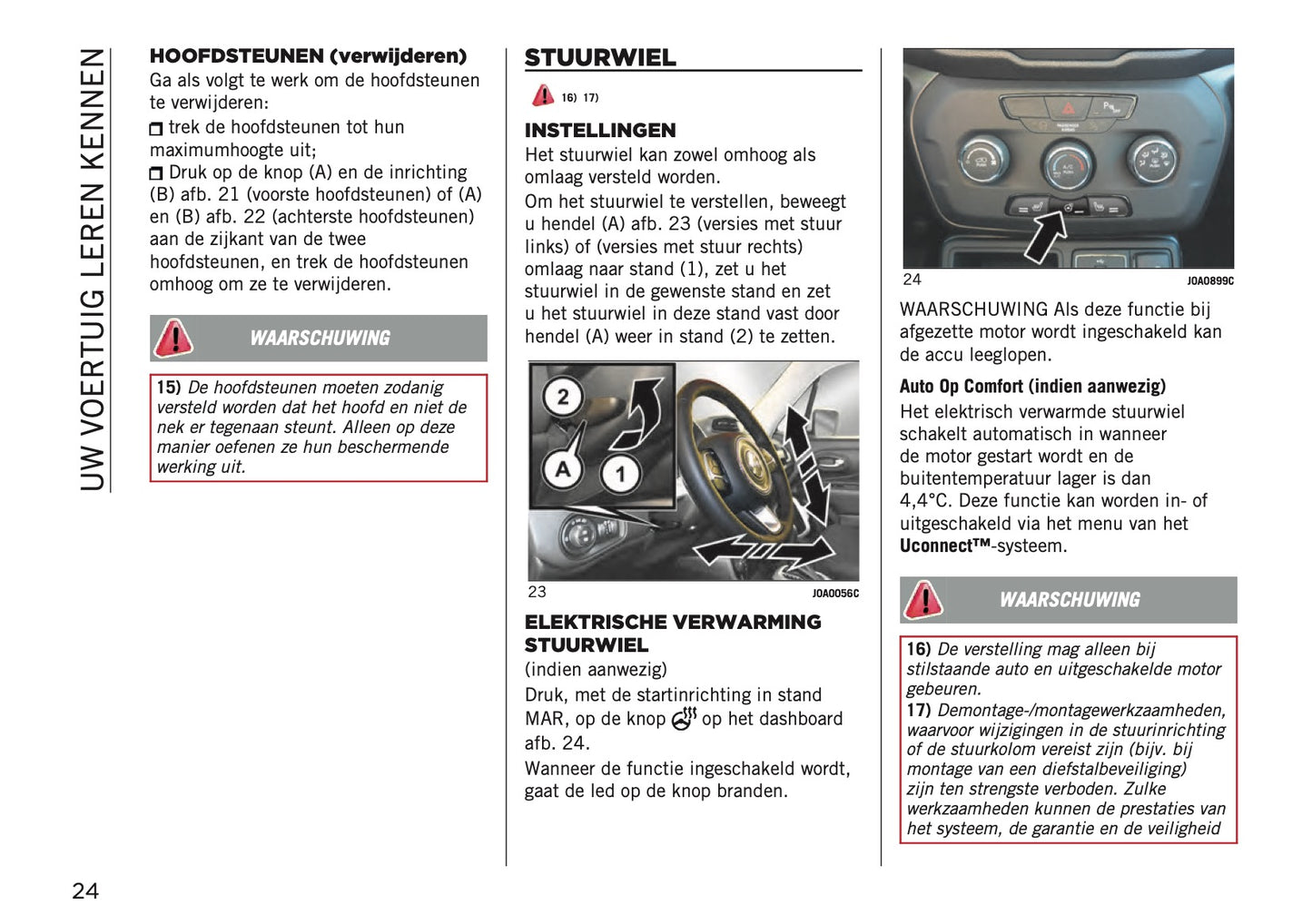 2020-2021 Jeep Renegade Owner's Manual | Dutch