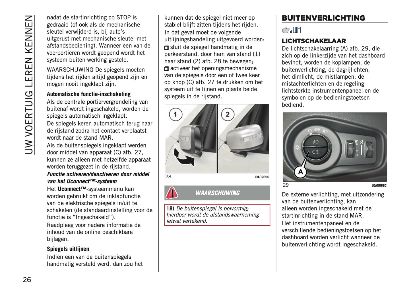 2020-2021 Jeep Renegade Owner's Manual | Dutch