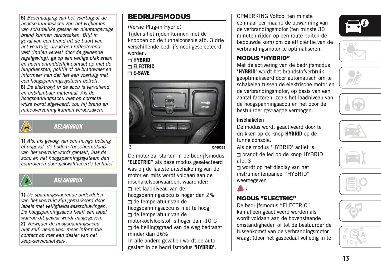 2022-2023 Jeep Renegade Owner's Manual | Dutch