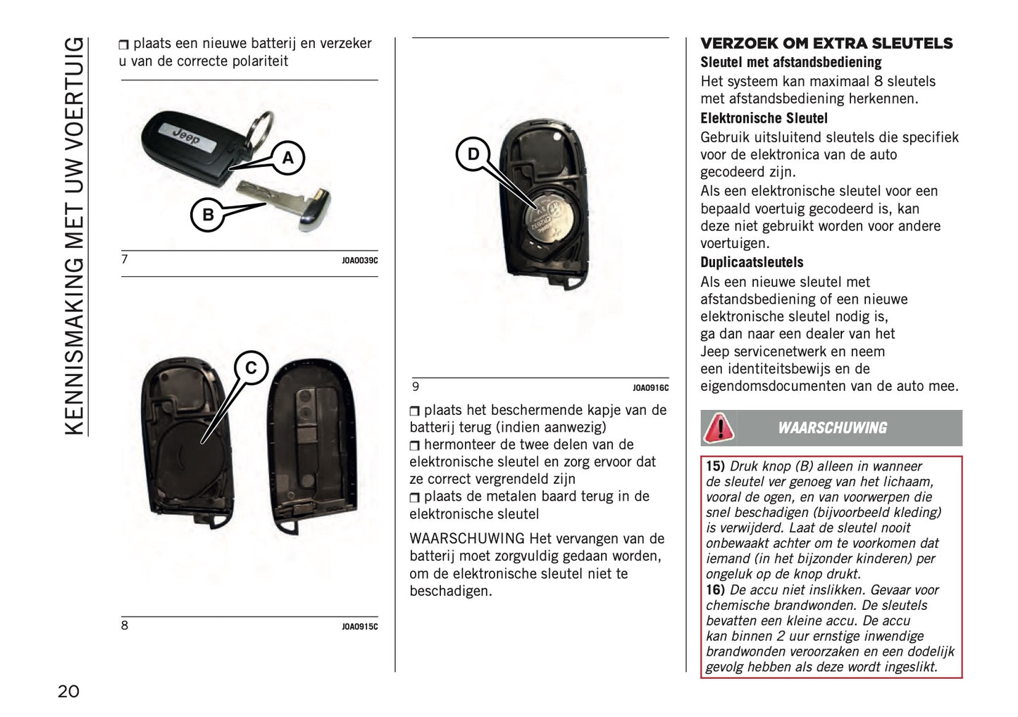 2022-2023 Jeep Renegade Owner's Manual | Dutch