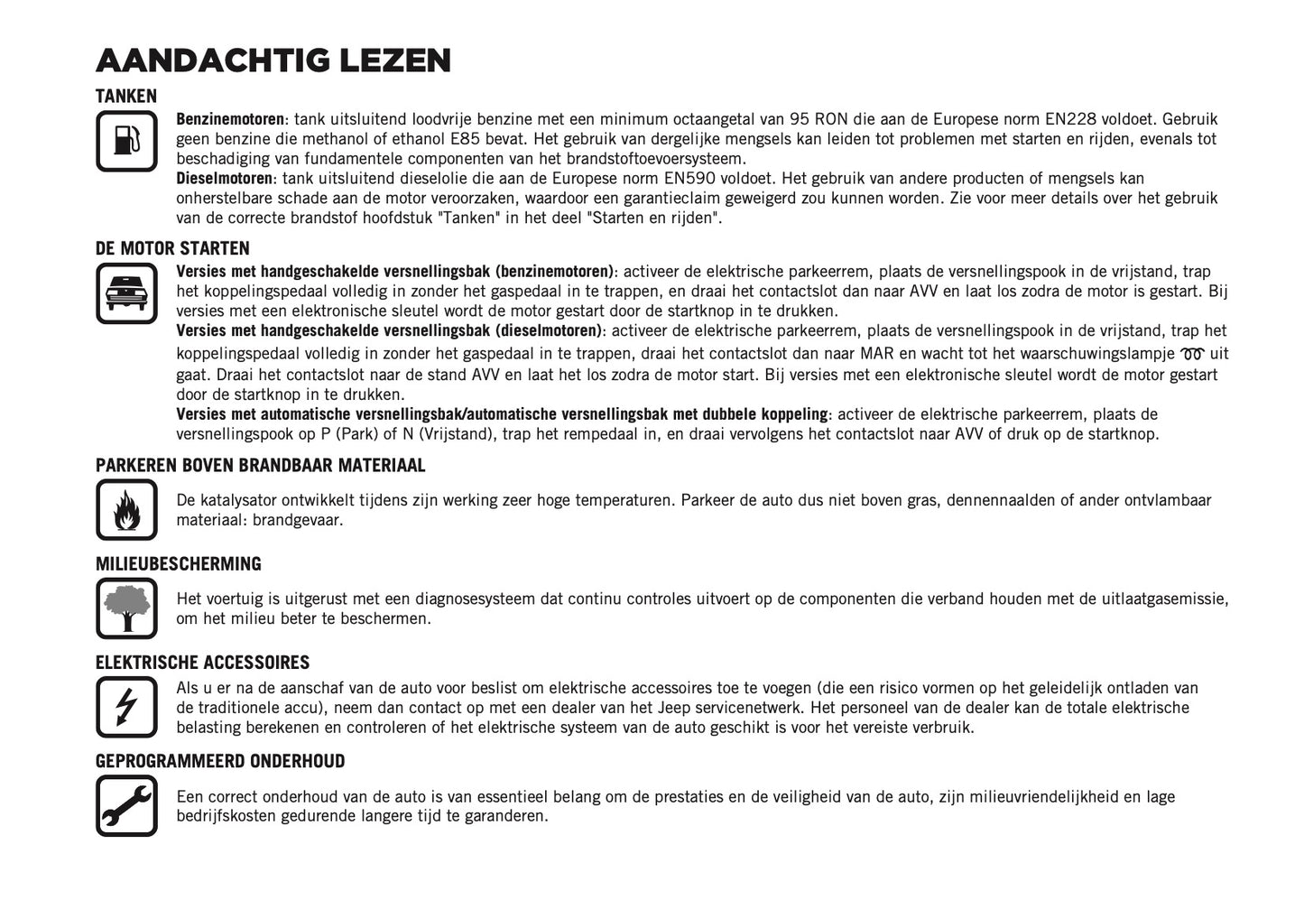 2022-2023 Jeep Renegade Owner's Manual | Dutch