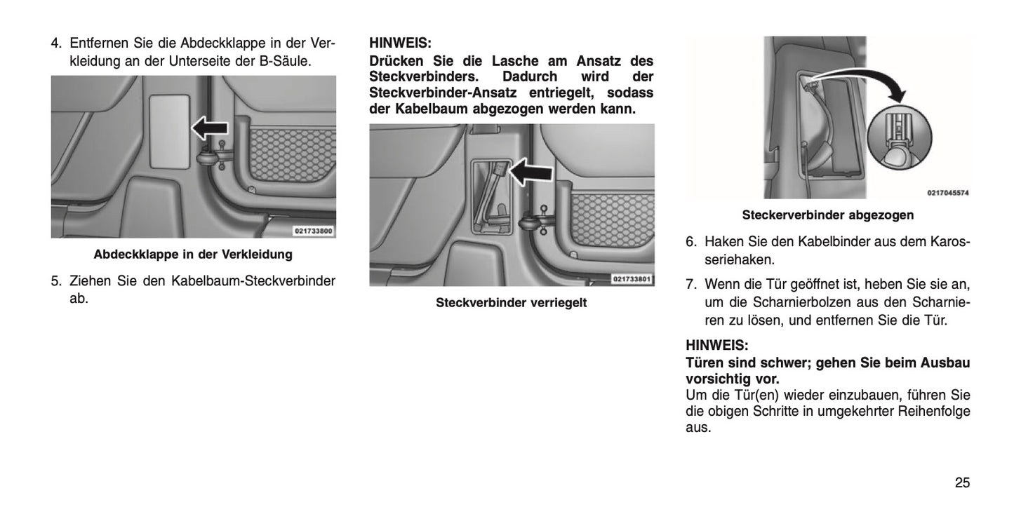 2015 Jeep Wrangler Owner's Manual | German