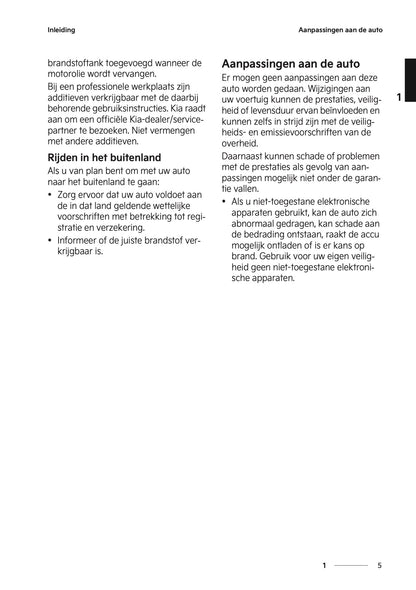 2024-2025 Kia Picanto Gebruikershandleiding | Nederlands