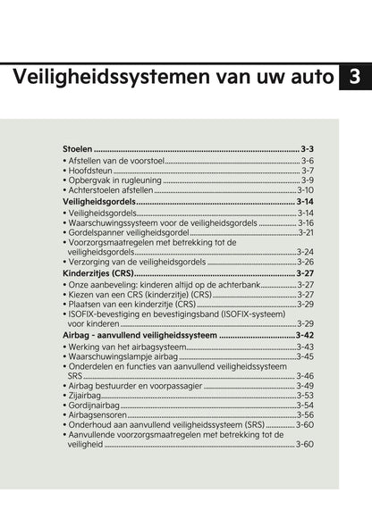 2024-2025 Kia Picanto Gebruikershandleiding | Nederlands