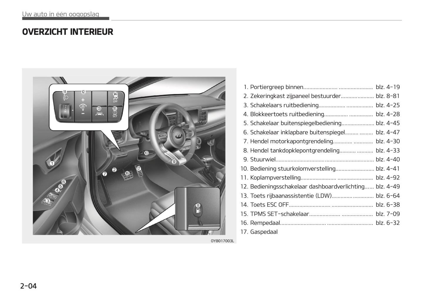 2018-2019 Kia Rio Gebruikershandleiding | Nederlands
