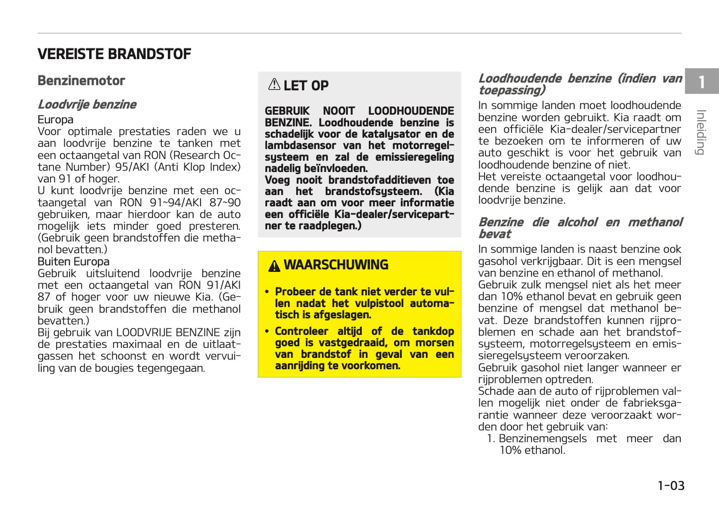 2018-2019 Kia Rio Gebruikershandleiding | Nederlands