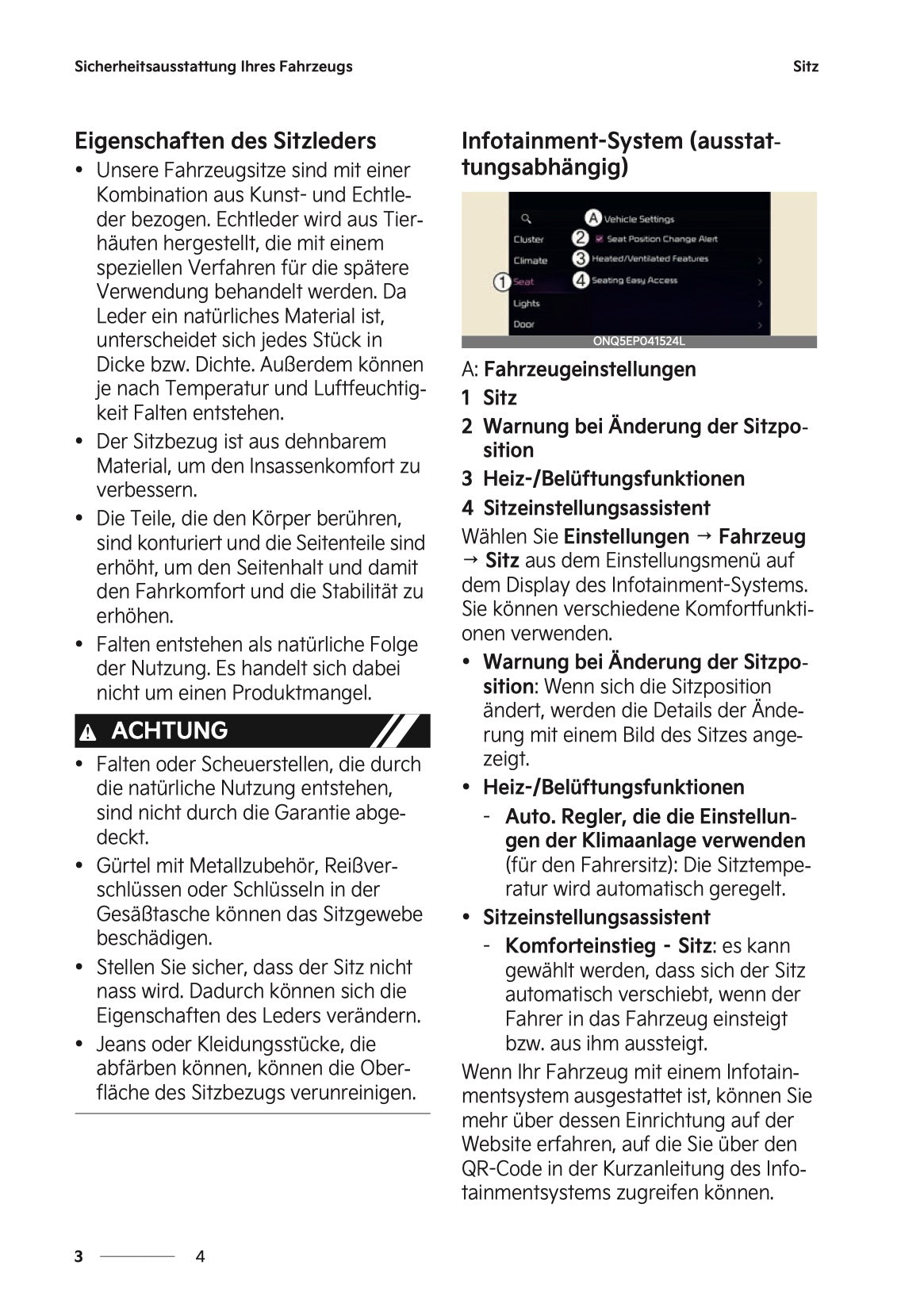 2024-2025 Kia Sportage Owner's Manual | German