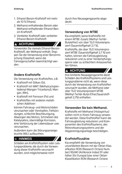 2024-2025 Kia Sportage Owner's Manual | German