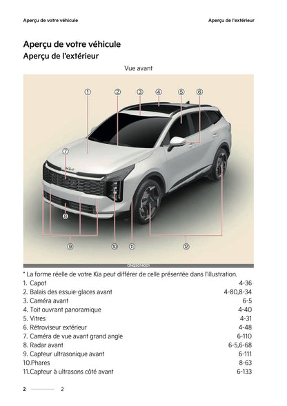 2025-2026 Kia Sportage Owner's Manual | French