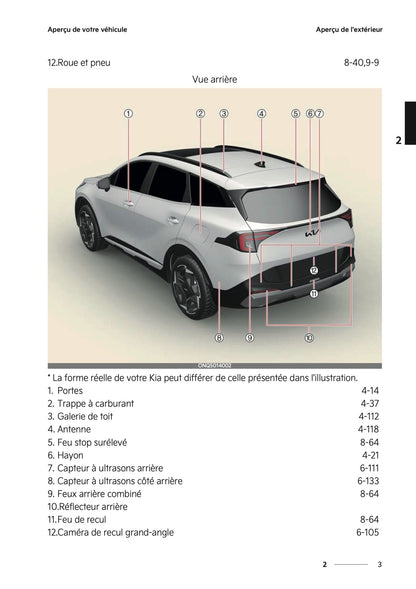 2025-2026 Kia Sportage Owner's Manual | French
