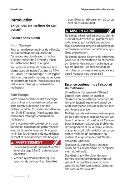 2025-2026 Kia Sportage Owner's Manual | French